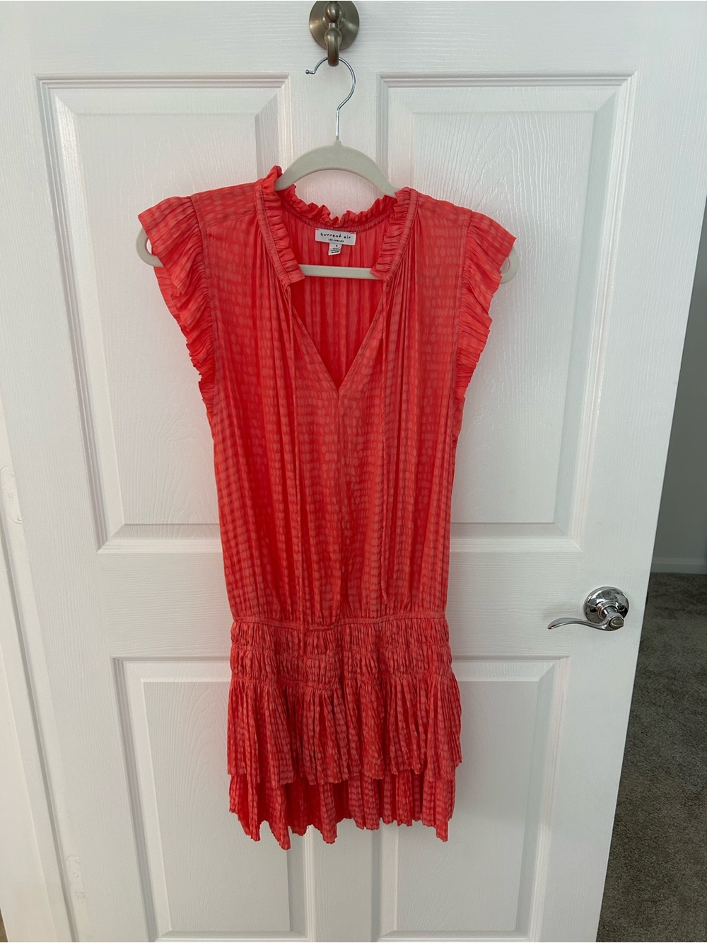 Current Air Coral Red Mini Dress